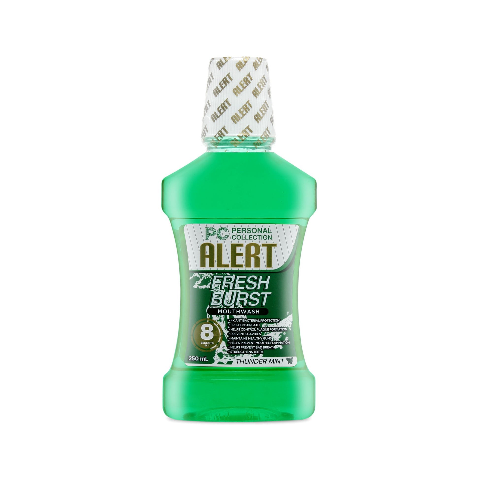 ALERT FRESH BURST MOUTHWASH THUNDER MINT 250 ML