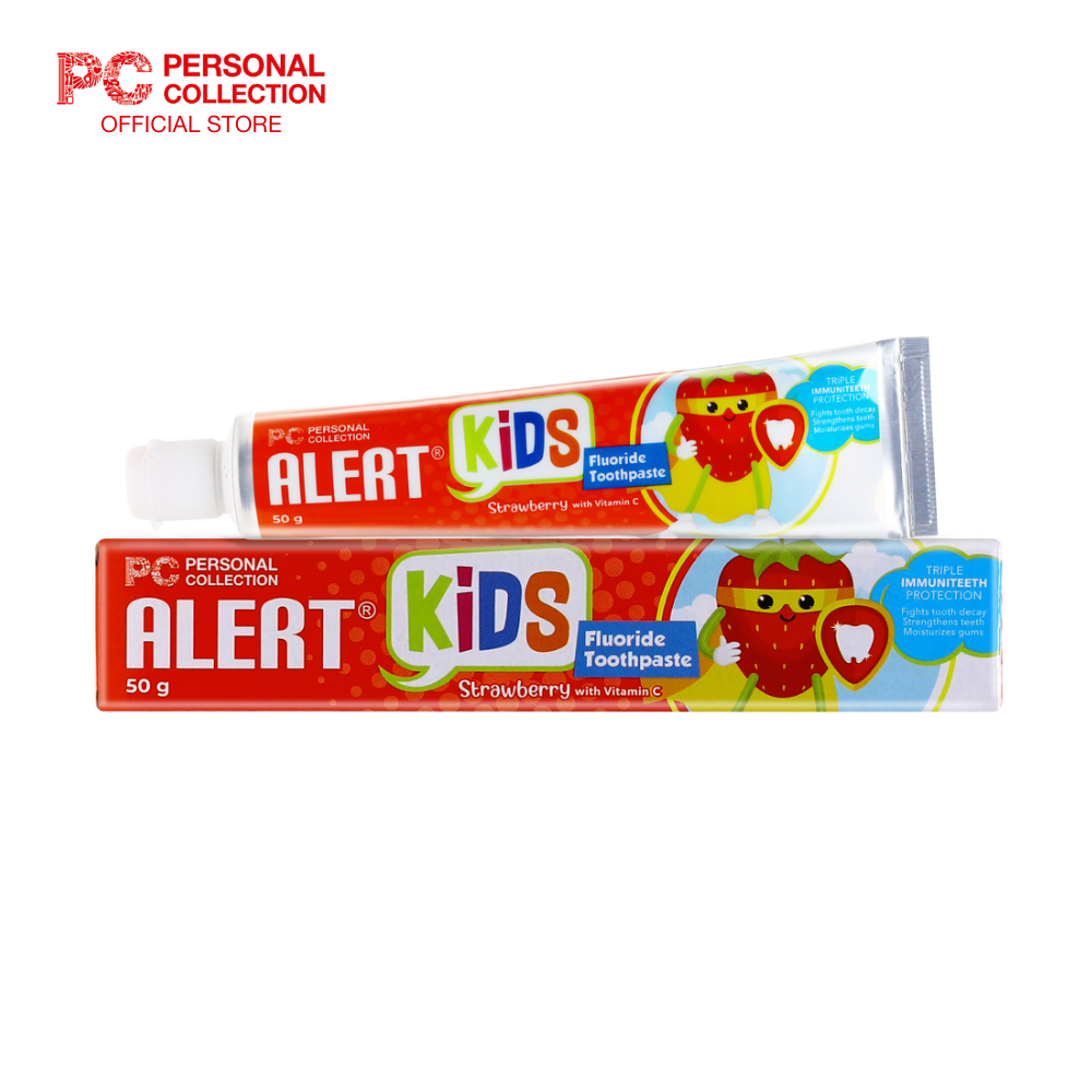 Alert Kids Strawberry with Vitamin C Fluoride Toothpaste 50g