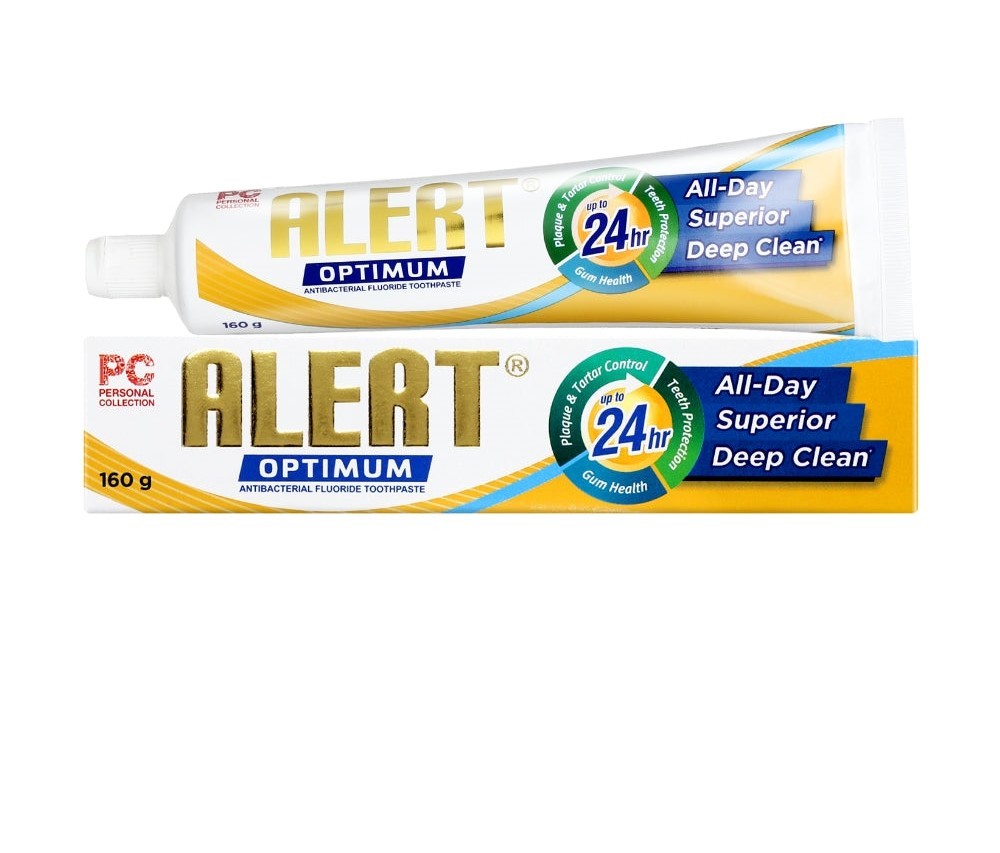 Alert Optimum Fluoride 24hrs Toothpaste 160g