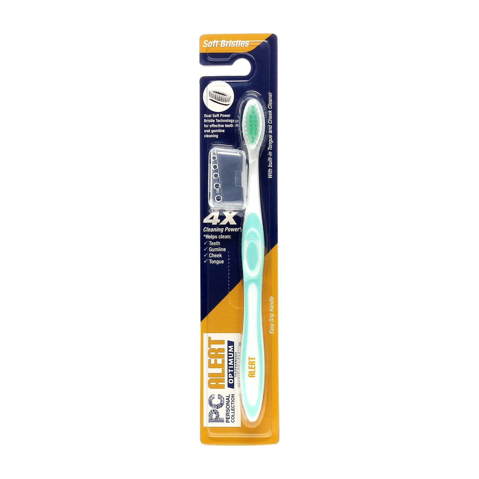 Alert Optimum Toothbrush Green