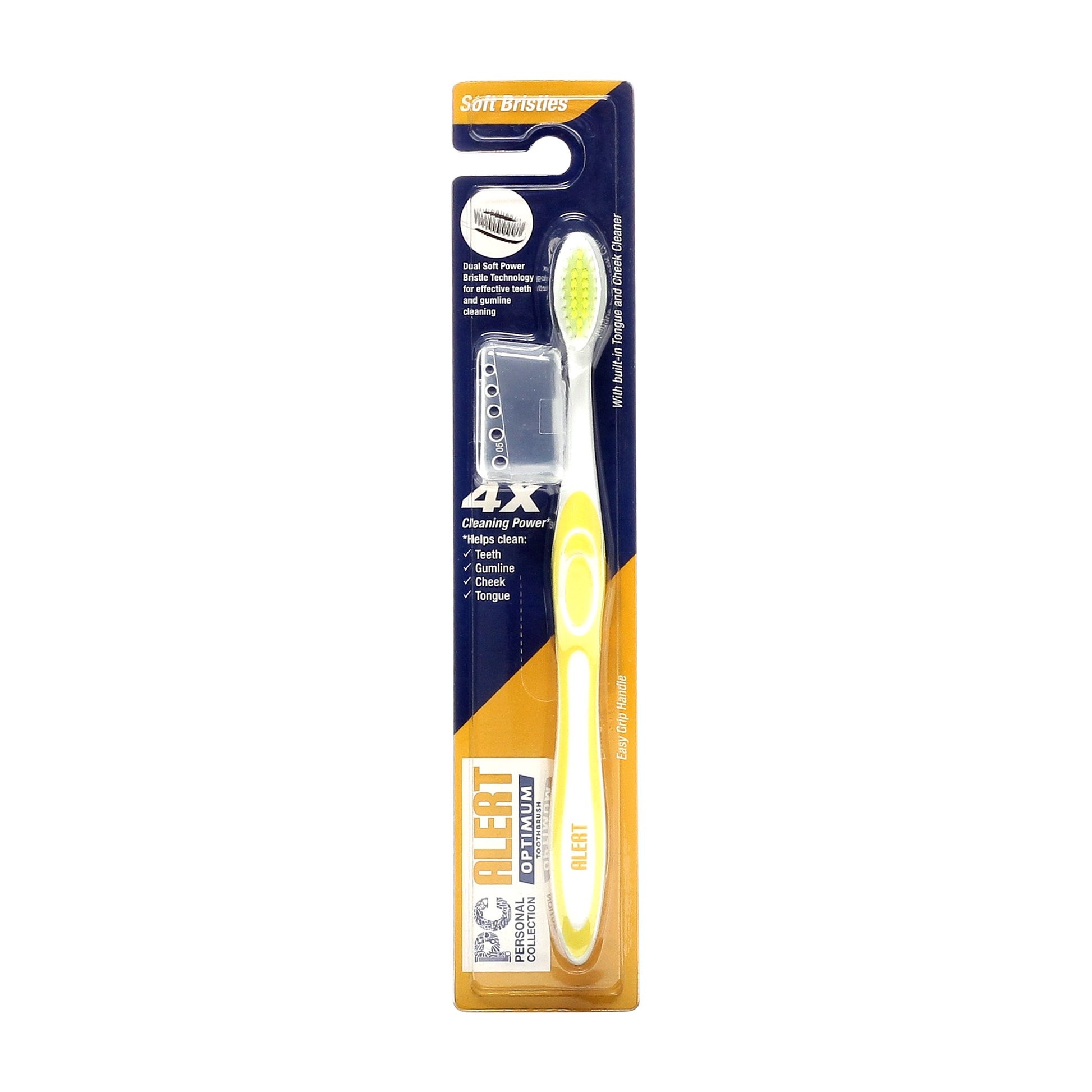 Alert Optimum Toothbrush Yellow