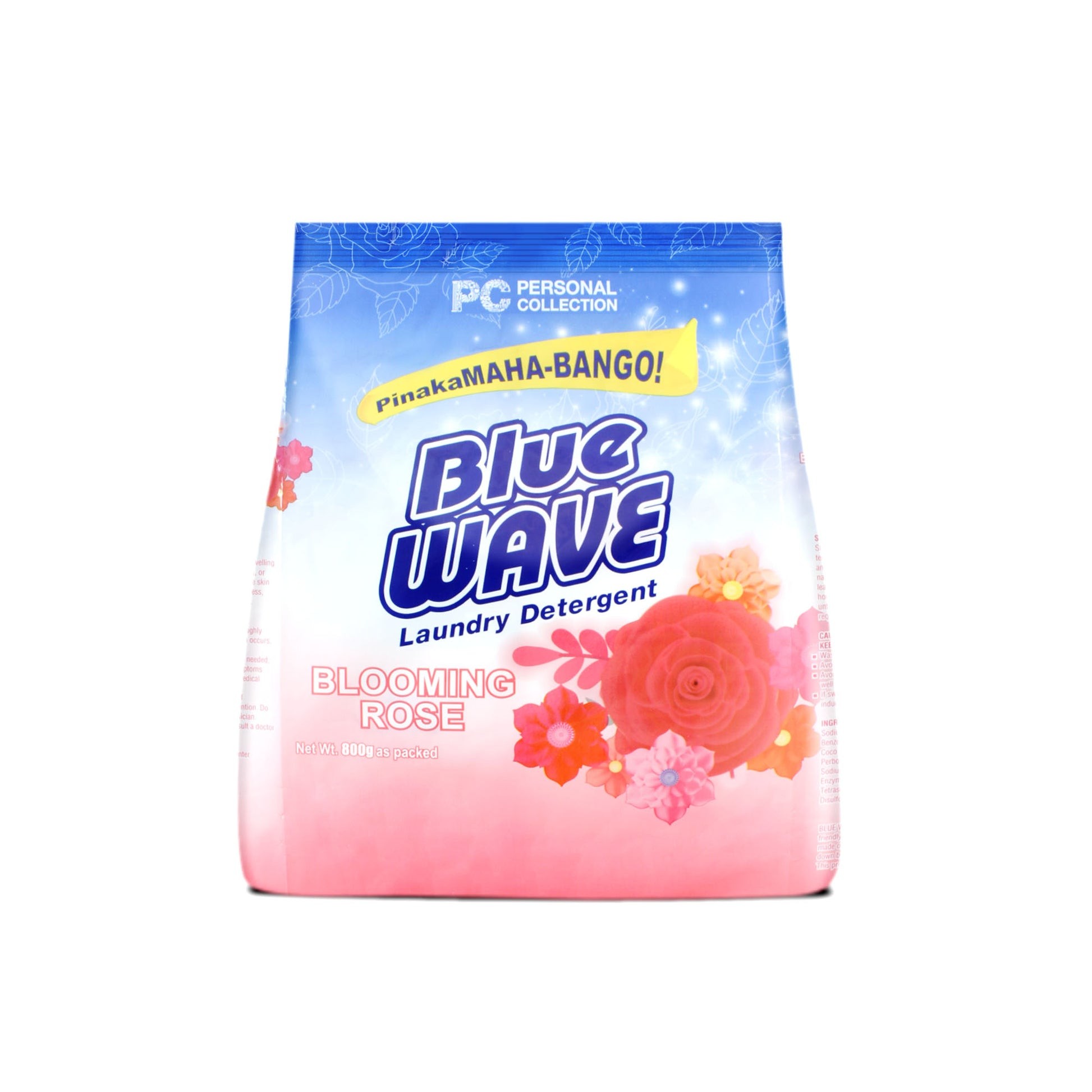 Blue Wave Powder Laundry Detergent Pinakamaha-bango Blooming Rose 800g