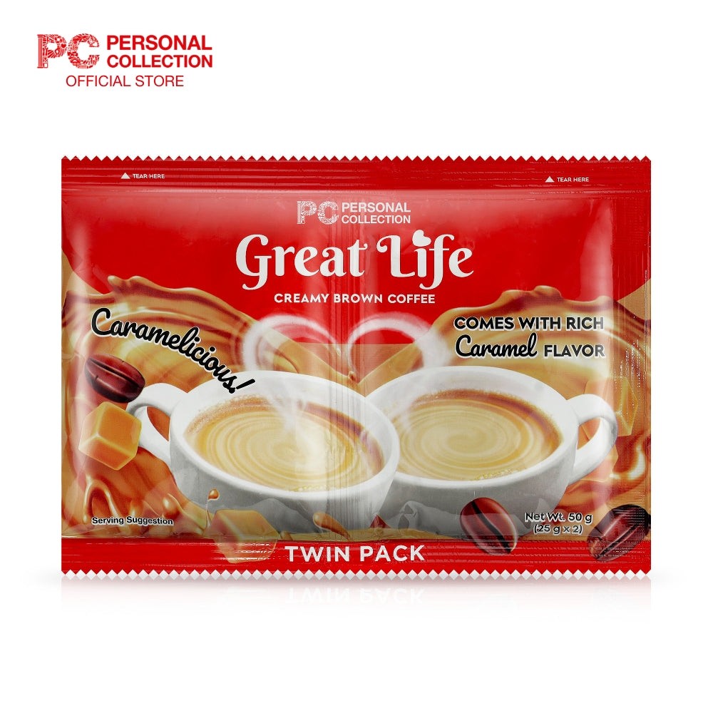 Great Life Instant Coffee Creamy Brown (Twin Pack) 10s