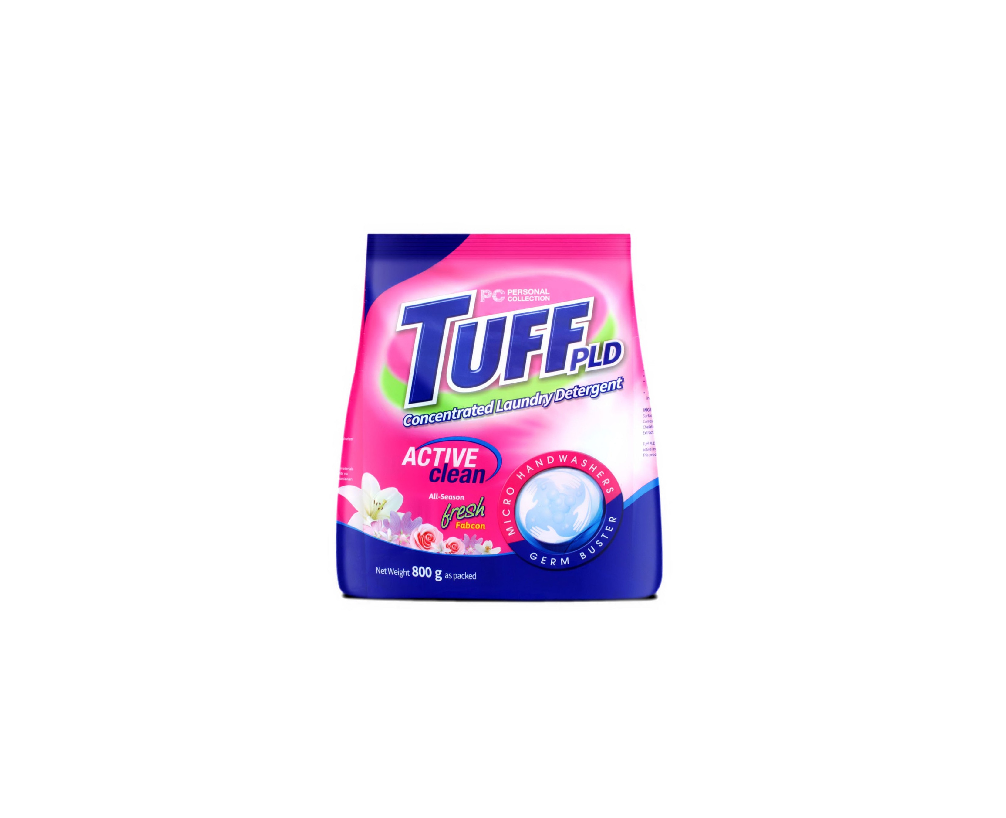 Tuff PLD 800g Concentrated Powder Detergent