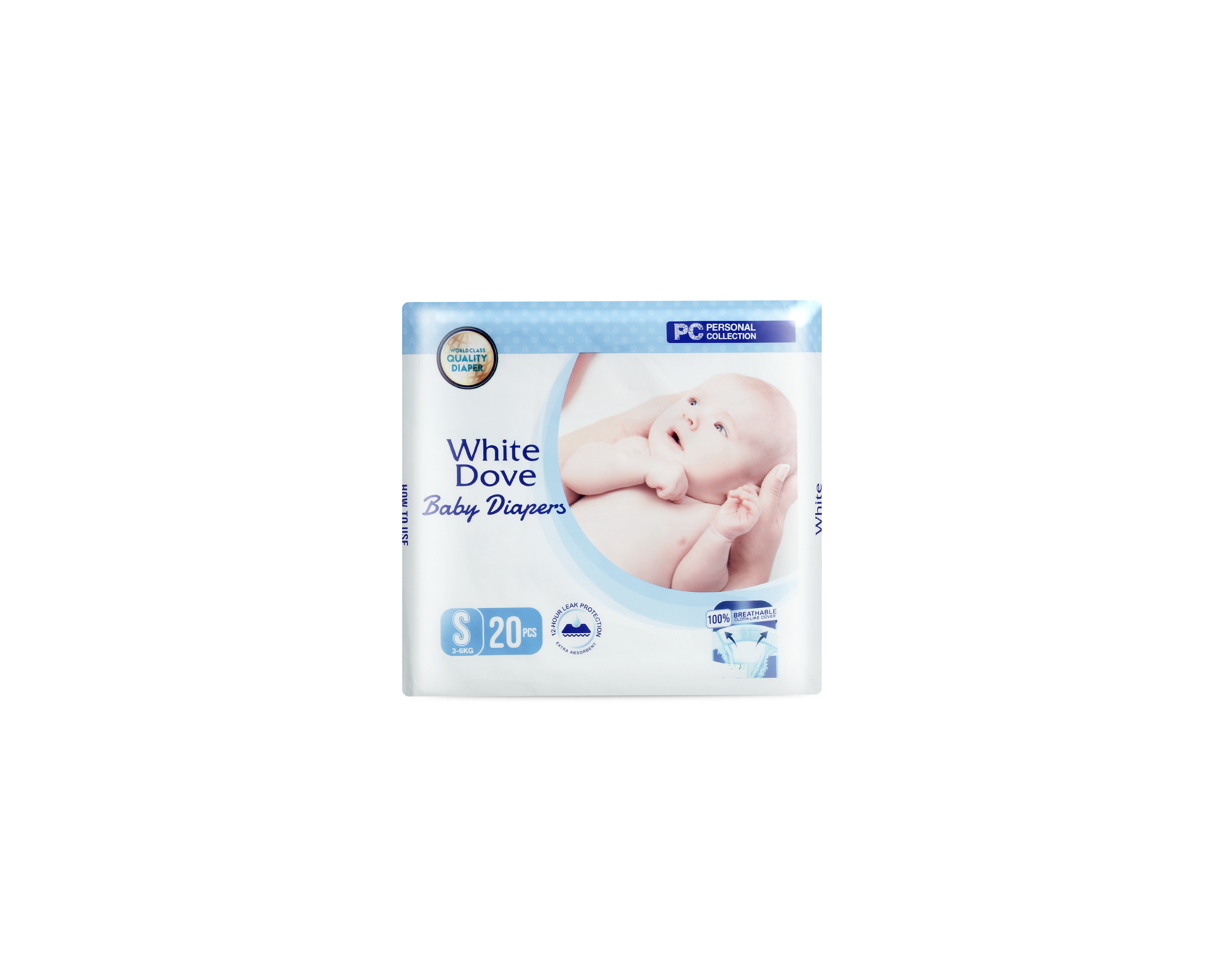 White Dove Baby Diaper Pack of 20s