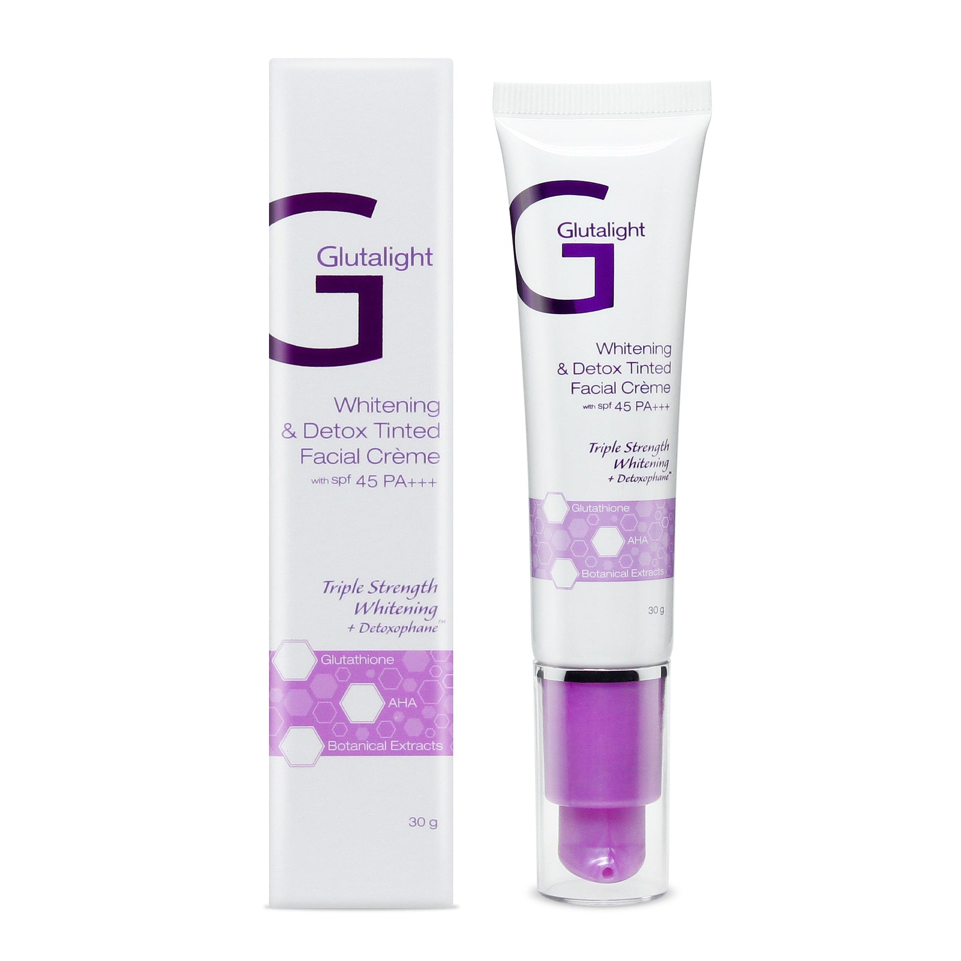 Glutalight Whitening & Detox Tinted Facial Créme 30g