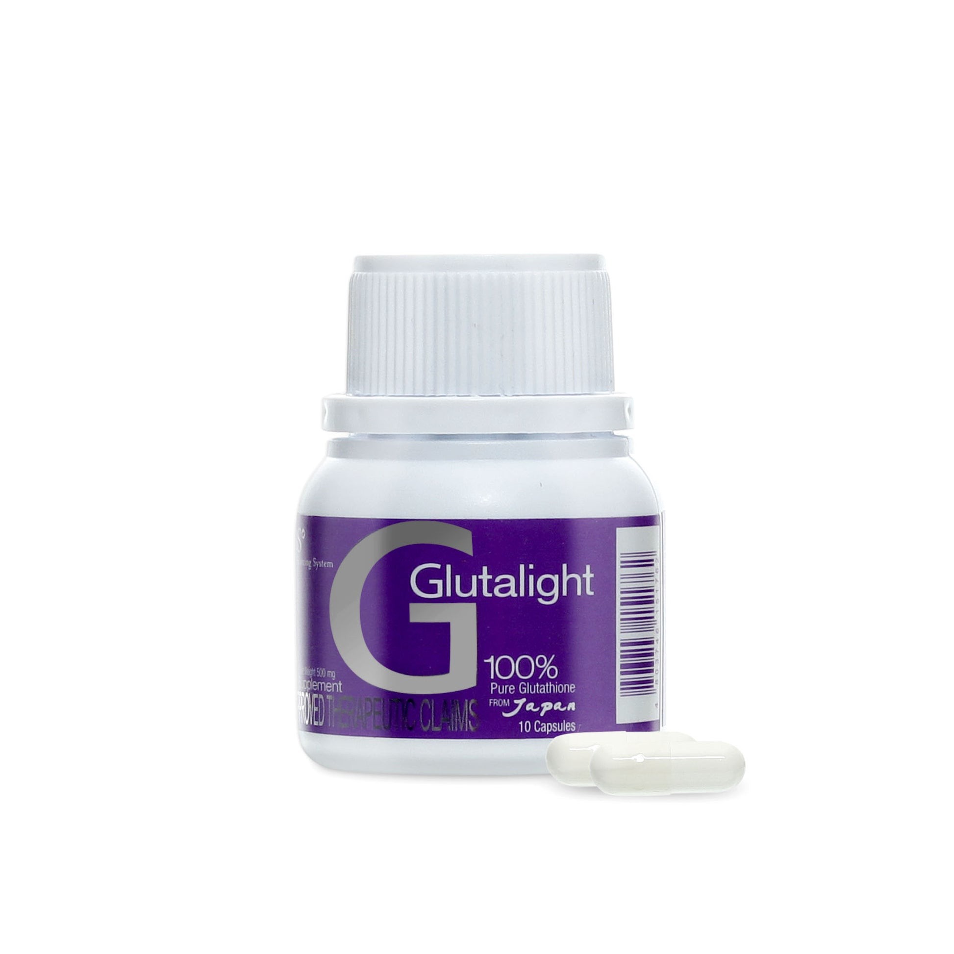 HBS Glutalight 500mg capsule /10caps per bottle