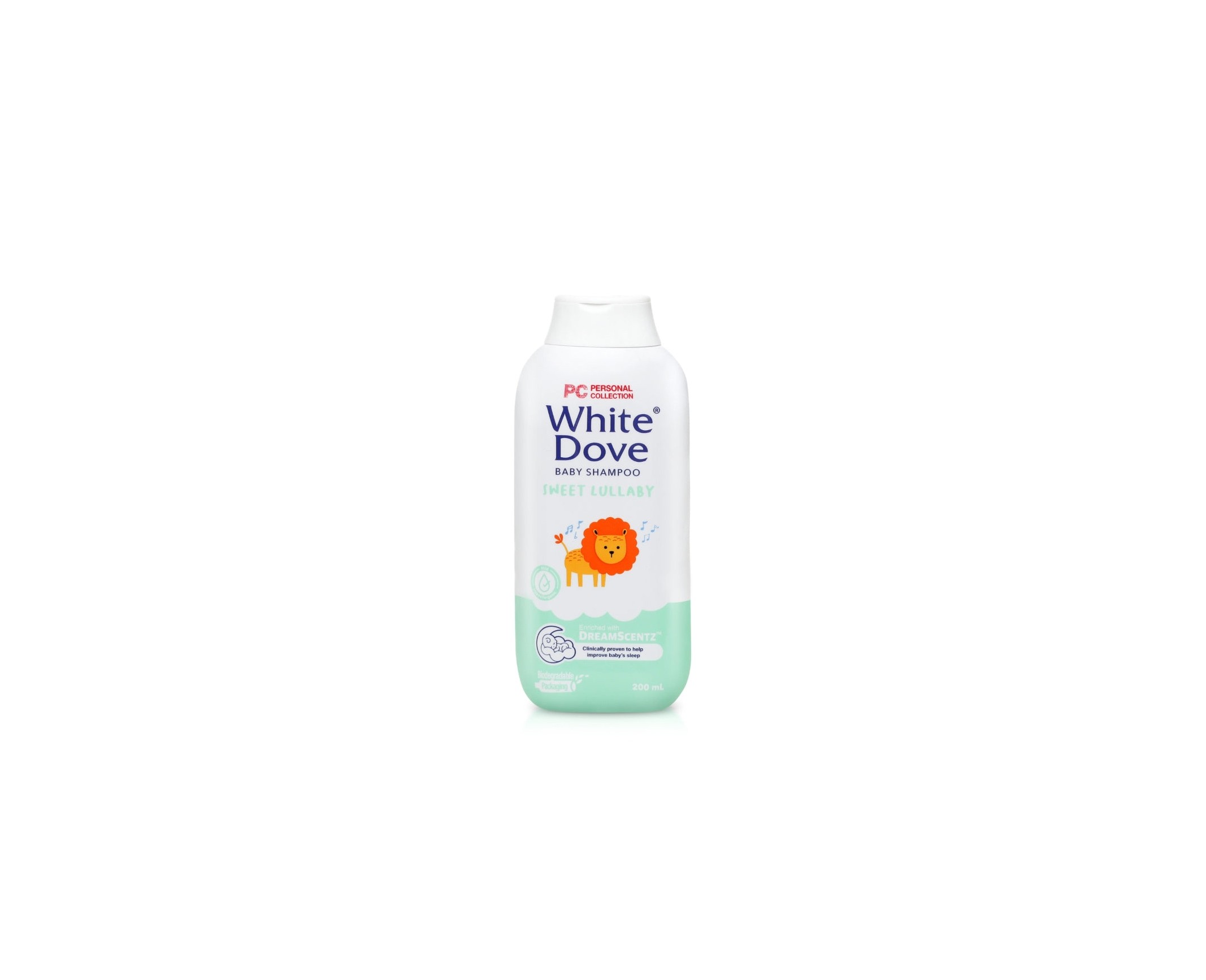 Fashion white dove baby shampoo